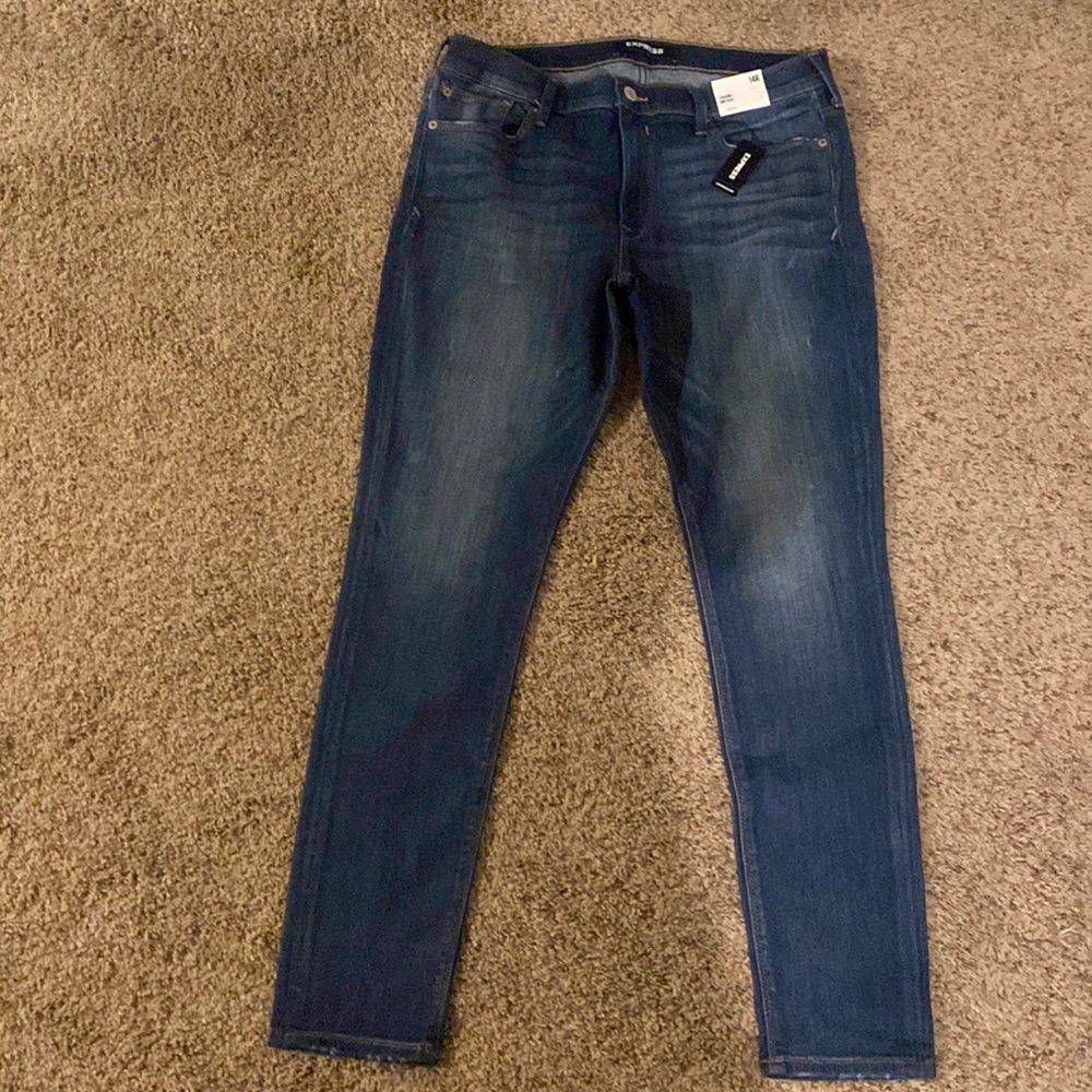 Express Stretch Denim Jeans. NWT. Size 14